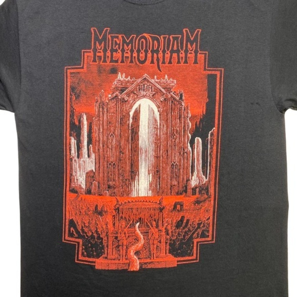 Memoriam metal music band shirt XL